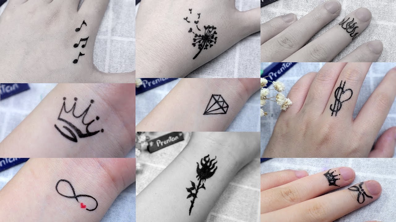 Top những mẫu hình xăm mini cho nữ đơn giản nhất| Mini tattoos for Girls| Small tattoos for women - YouTube