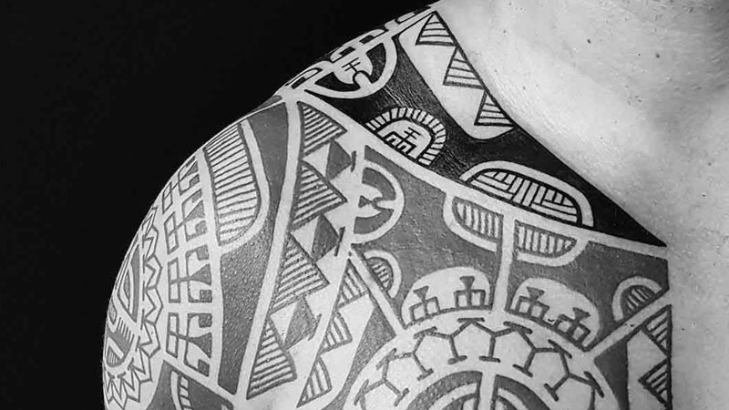 Xăm ngực maori thể hiện sự nhiệt huyết